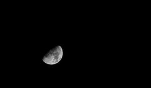 Preview wallpaper full moon, bw, moon, space, sky, night, satellite