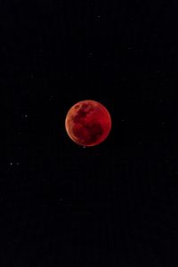 Preview wallpaper full moon, eclipse, red moon, fiery moon