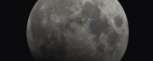 Preview wallpaper full moon, moon, craters, dark