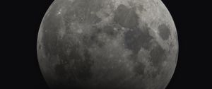 Preview wallpaper full moon, moon, craters, dark