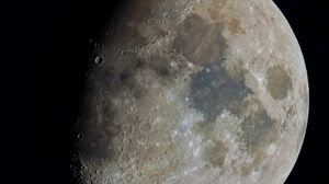 Preview wallpaper full moon, moon, craters, night