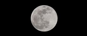 Preview wallpaper full moon, moon, night, craters, dark