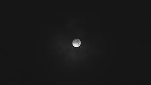 Preview wallpaper full moon, moon, night, sky