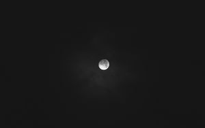 Preview wallpaper full moon, moon, night, sky