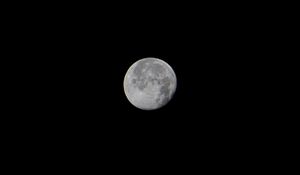 Preview wallpaper full moon, moon, night, sky, black, dark