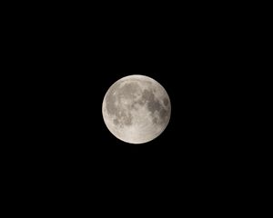 Preview wallpaper full moon, moon, sky, dark, night