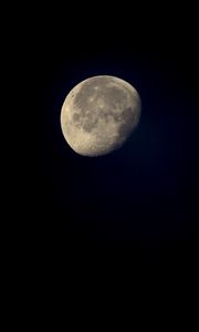 Preview wallpaper full moon, moon, sky, night, black