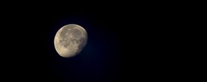 Preview wallpaper full moon, moon, sky, night, black