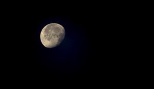 Preview wallpaper full moon, moon, sky, night, black
