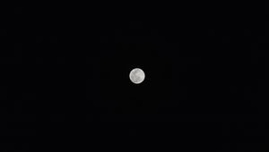 Preview wallpaper full moon, moon, sky, night, black, darkness