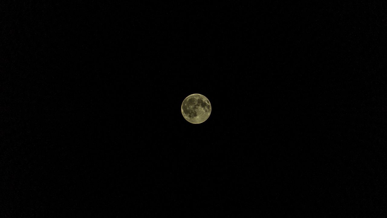 Wallpaper full moon, moon, stars, night, sky