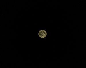 Preview wallpaper full moon, moon, stars, night, sky