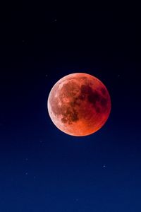 Preview wallpaper full moon, red moon, eclipse, bloody moon
