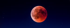 Preview wallpaper full moon, red moon, eclipse, bloody moon