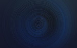 Preview wallpaper funnel, circles, abstraction, blue, dark