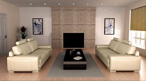 Preview wallpaper furniture, design, white, living room