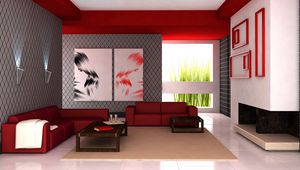 Preview wallpaper furniture, room, design, interior, modern