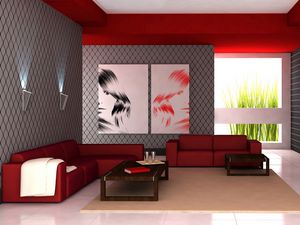 Preview wallpaper furniture, room, design, interior, modern