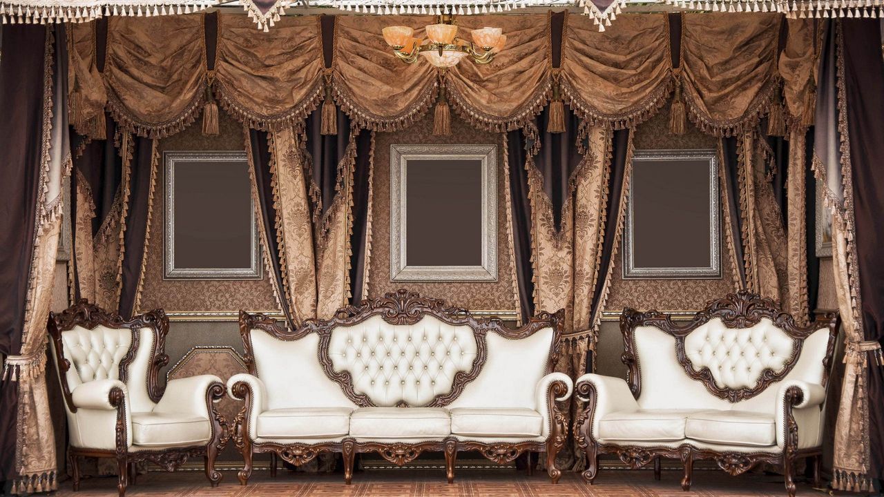 Wallpaper furniture, room, interior, vintage