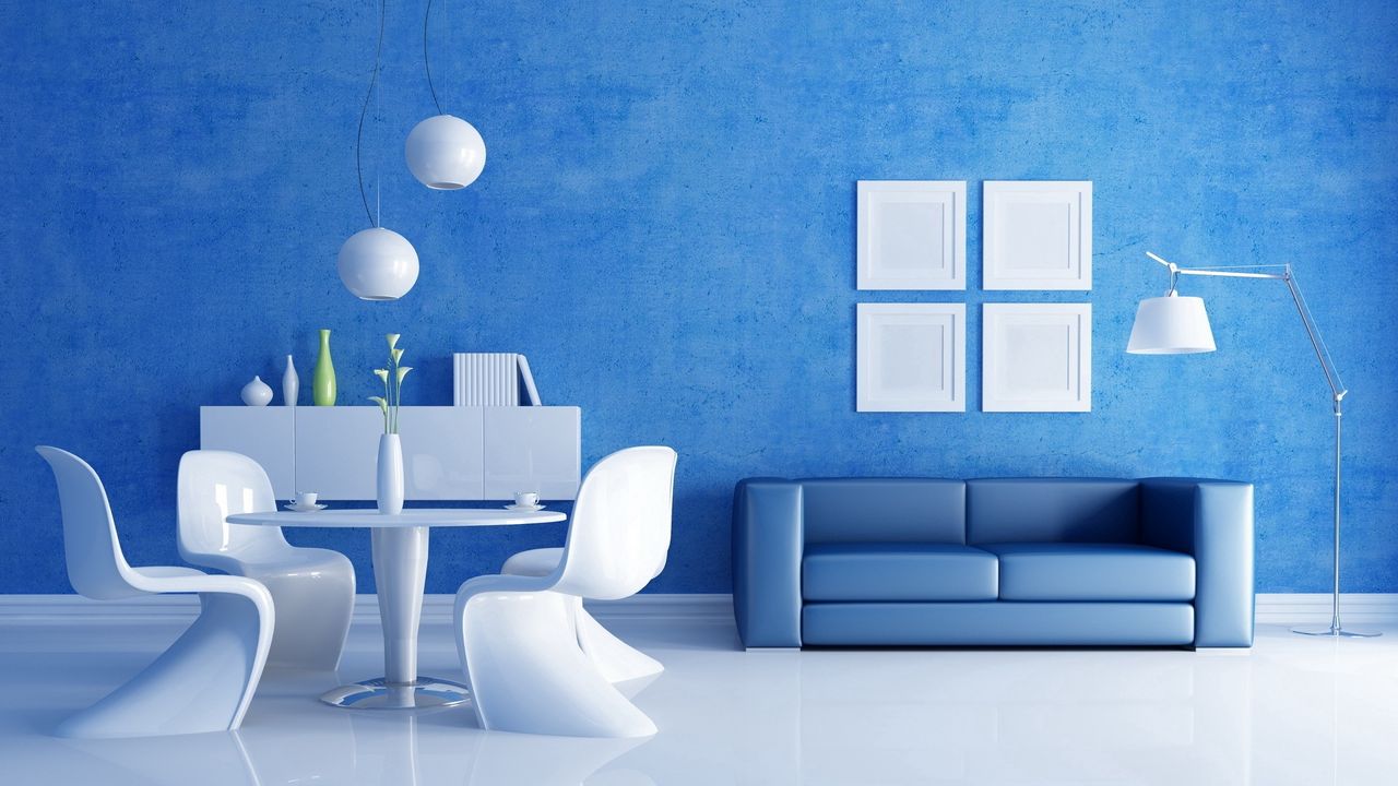 Wallpaper furniture, sofa, table, vase, style, interior