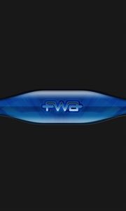 Preview wallpaper fwa, black, blue, abstract