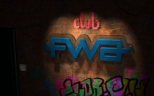 Preview wallpaper fwa, club, black, color, sign, graffiti