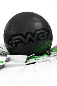 Preview wallpaper fwa, drawing, black, white, landed