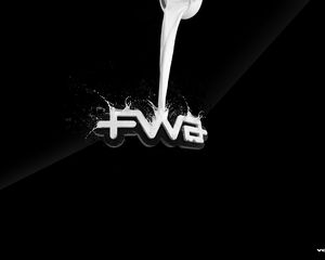 Preview wallpaper fwa, milk, liquid, white, black