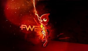 Preview wallpaper fwa, struck, black, orange