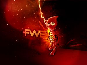 Preview wallpaper fwa, struck, black, orange