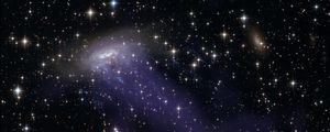 Preview wallpaper galaxy, gas stream, constellations, stars, hubble