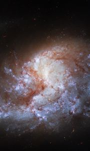 Preview wallpaper galaxy, glow, nebula, stars, glare, space