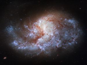 Preview wallpaper galaxy, glow, nebula, stars, glare, space