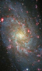Preview wallpaper galaxy, glow, stars, space, shine