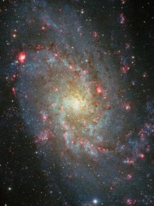 Preview wallpaper galaxy, glow, stars, space, shine