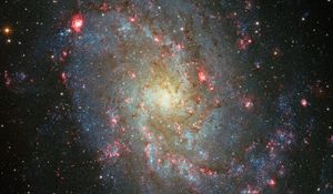 Preview wallpaper galaxy, glow, stars, space, shine