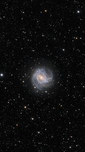 Preview wallpaper galaxy, messier 83, space, star, dark