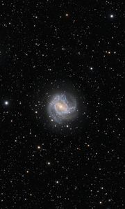 Preview wallpaper galaxy, messier 83, space, star, dark