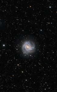 Preview wallpaper galaxy, messier 83, space, star, dark