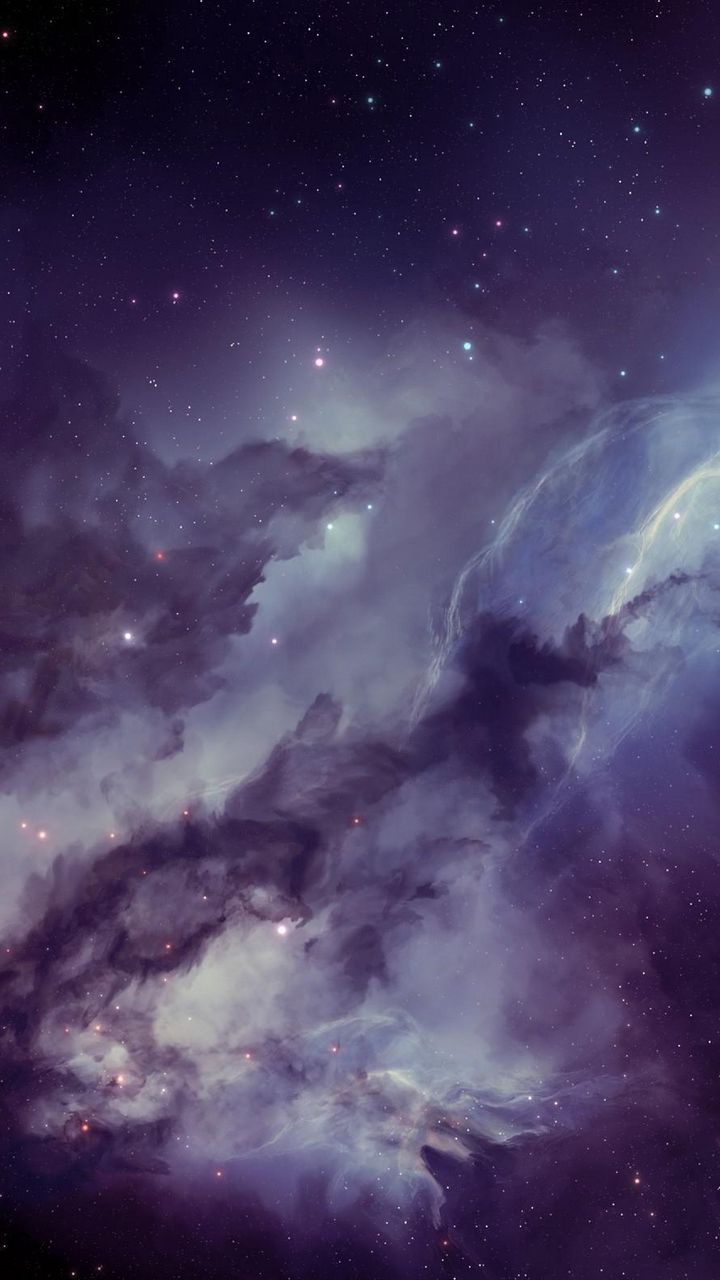 Download wallpaper 720x1280 galaxy, nebula, blurring, stars samsung ...