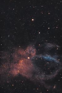 Preview wallpaper galaxy, nebula, glow, stars, shine, space