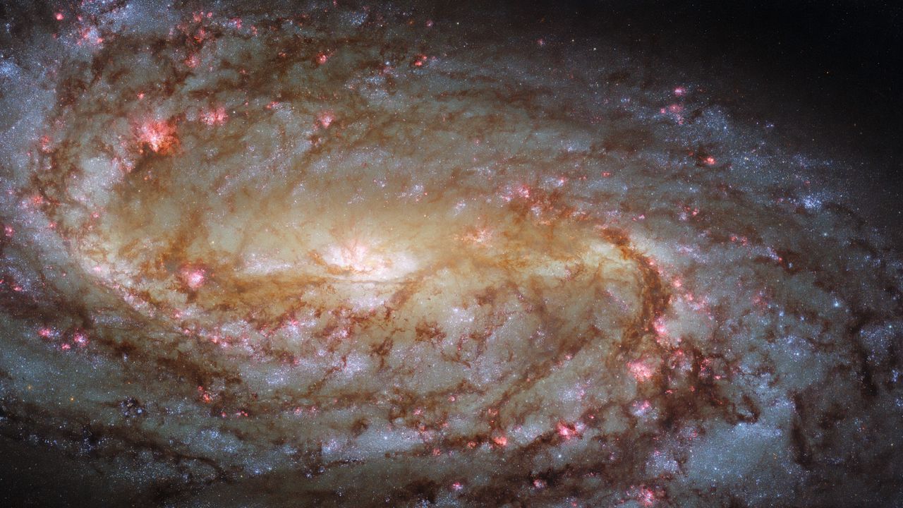 Wallpaper galaxy, nebula, glow, space