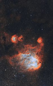 Preview wallpaper galaxy, nebula, space, glow, stars