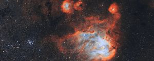Preview wallpaper galaxy, nebula, space, glow, stars