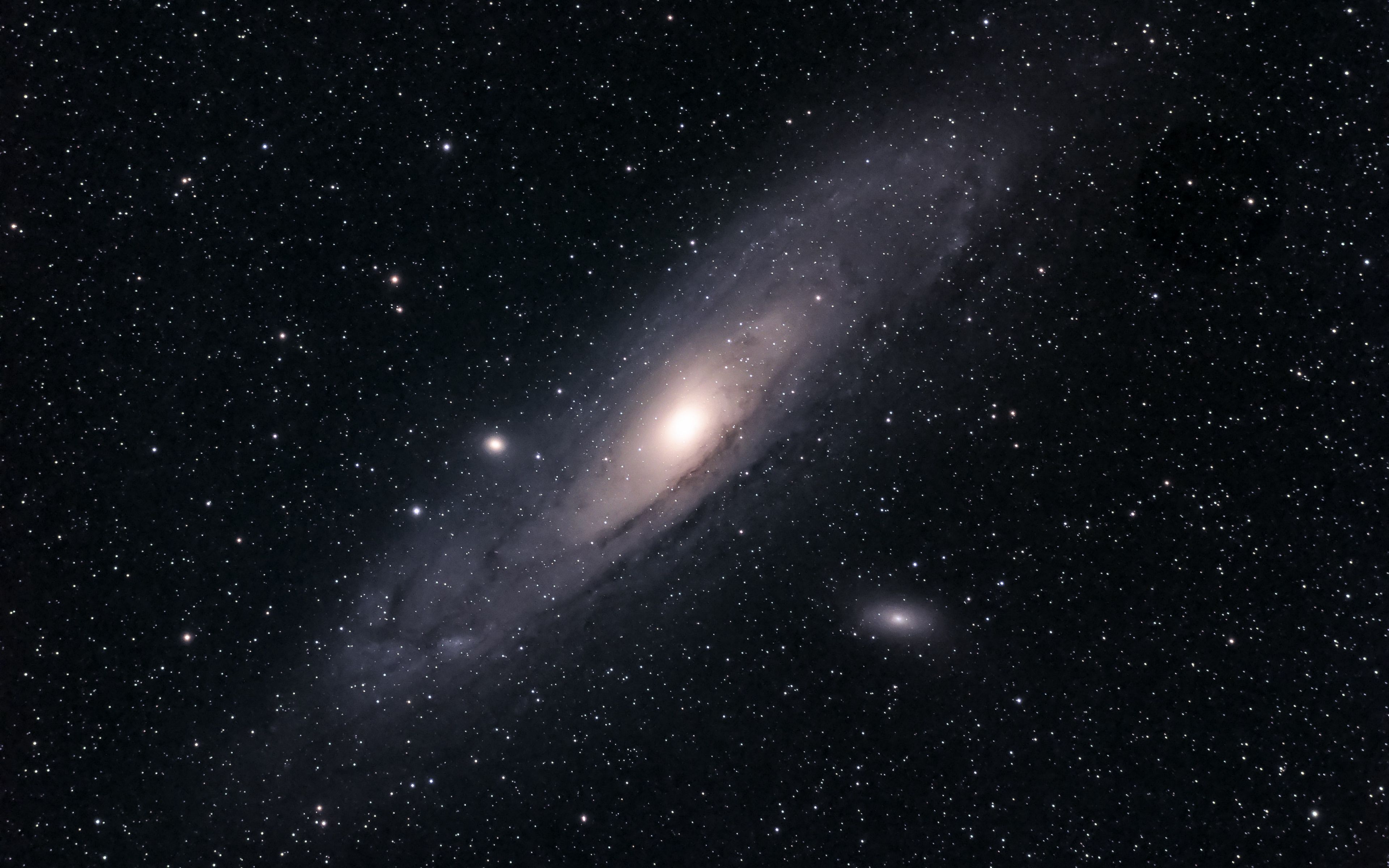 Download Wallpaper 3840x2400 Galaxy Nebula Spiral Stars Space 4k
