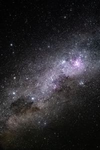 Preview wallpaper galaxy, nebula, stars, glare, space