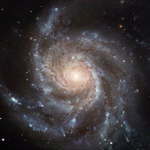 Preview wallpaper galaxy, pinwheel galaxy, spiral, messier, stars, space, astronomy, shine