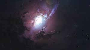 Preview wallpaper galaxy, shine, nebula, space, stars