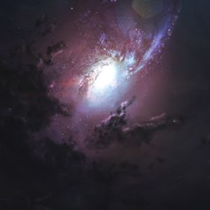 Preview wallpaper galaxy, shine, nebula, space, stars