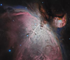 Preview wallpaper galaxy, space, nebula, stars, glow